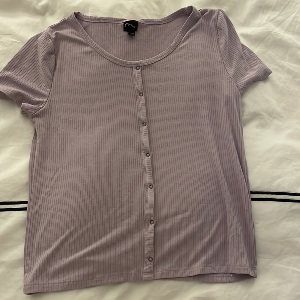 Purple crop top